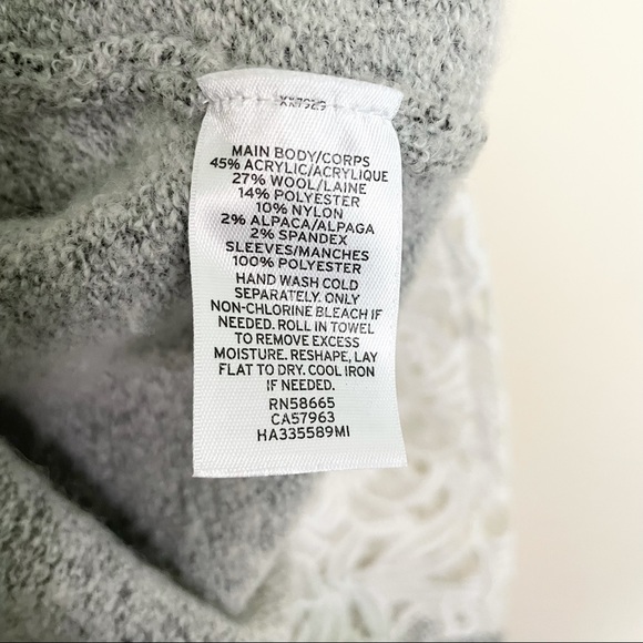 Halogen Lace Sleeve Sweater - Picture 6 of 7